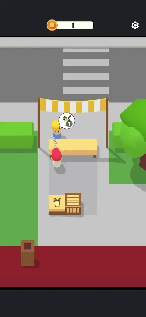 Gameplay screen from Eatventure