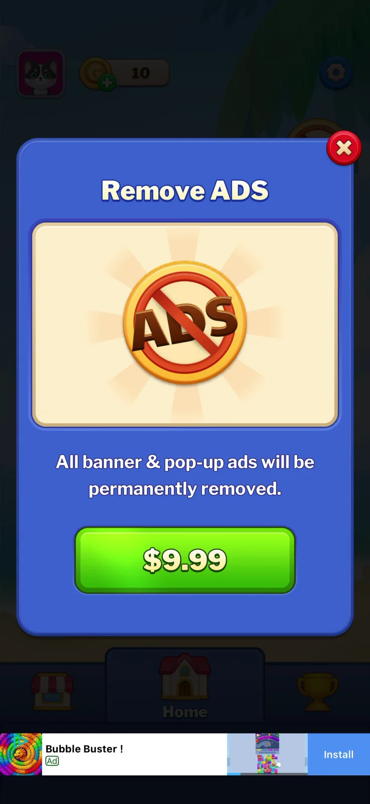 Offers screen from Find Differences