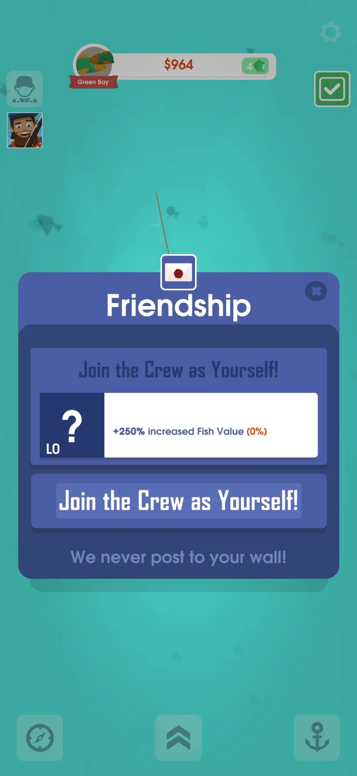 Social screen from Hooked Inc