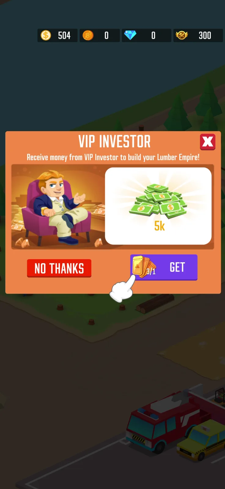 Offers screen from Lumber Inc