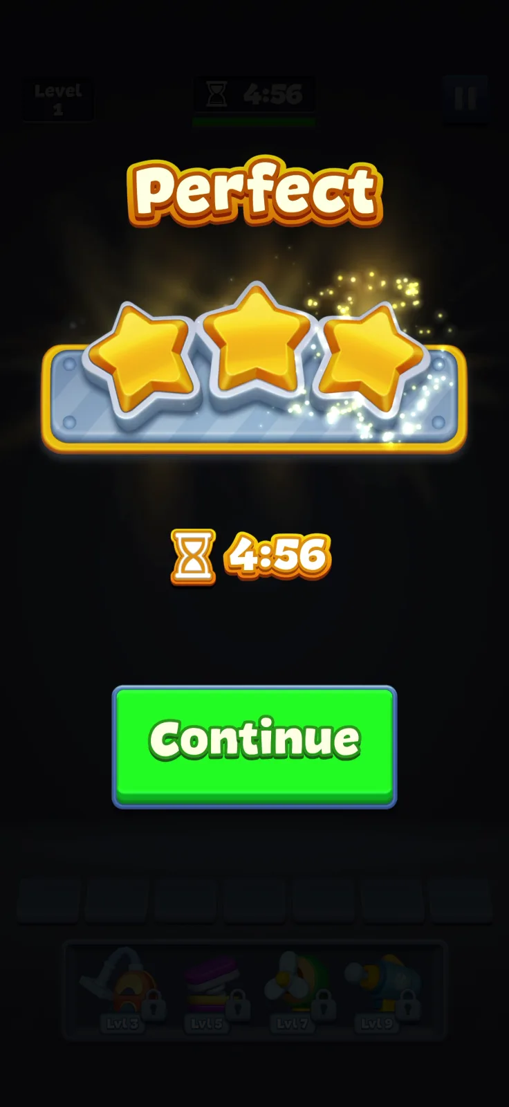 Victory screen from Match Factory