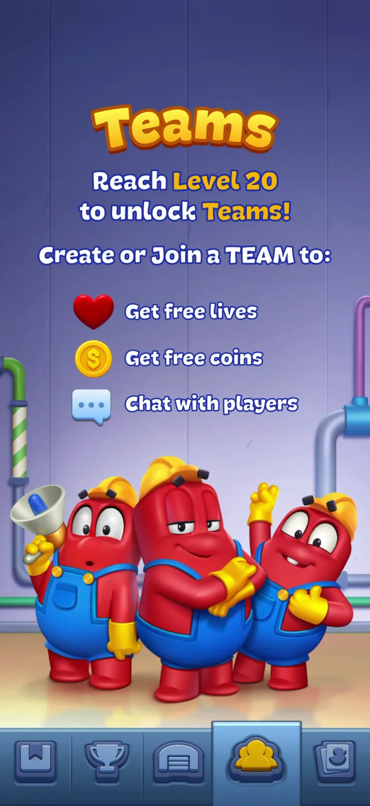 Guilds & clans screen from Match Factory