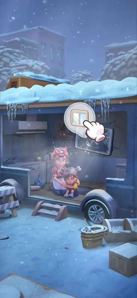 Tutorial screen from Merge Cooking: Theme Restaurant