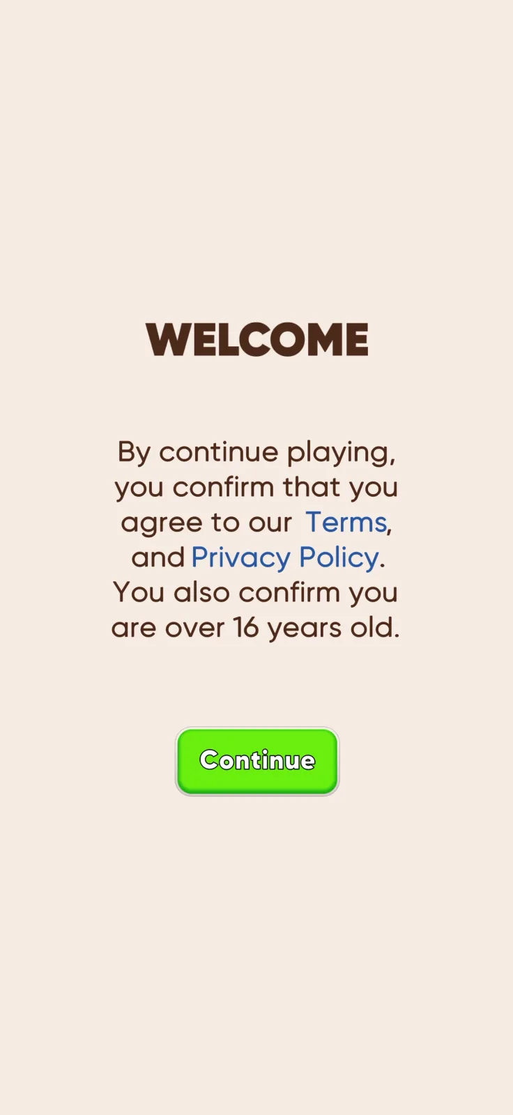 Consent & privacy screen from Perfect Makeover Cleaning ASMR