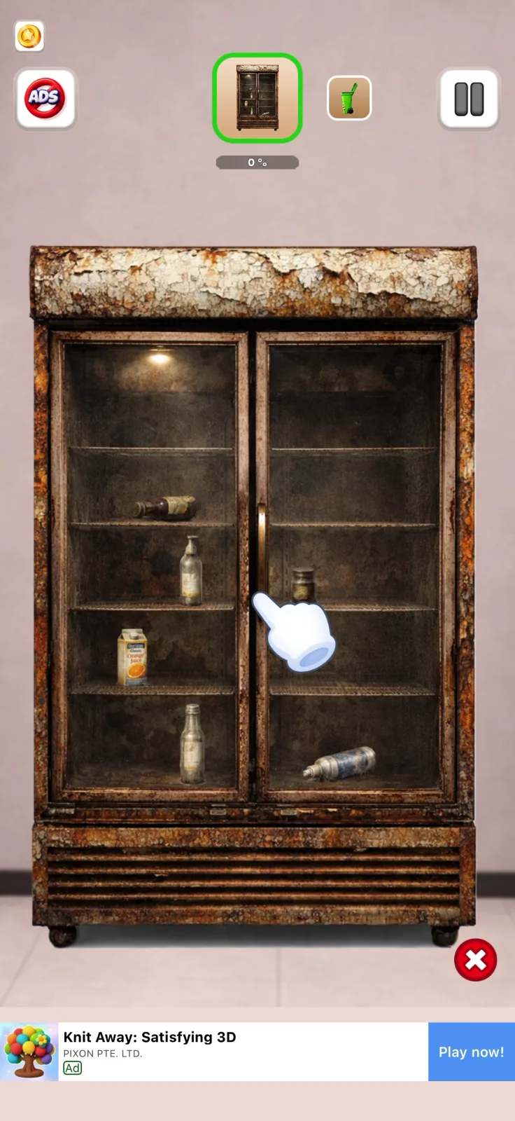 Gameplay screen from Perfect Makeover Cleaning ASMR