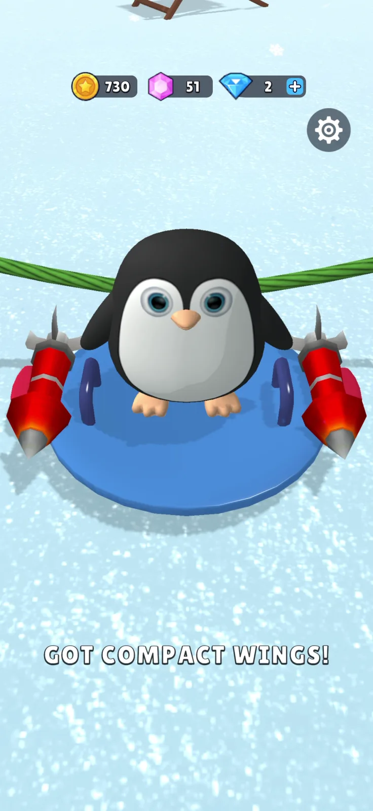 Results screen from Sled Surfers