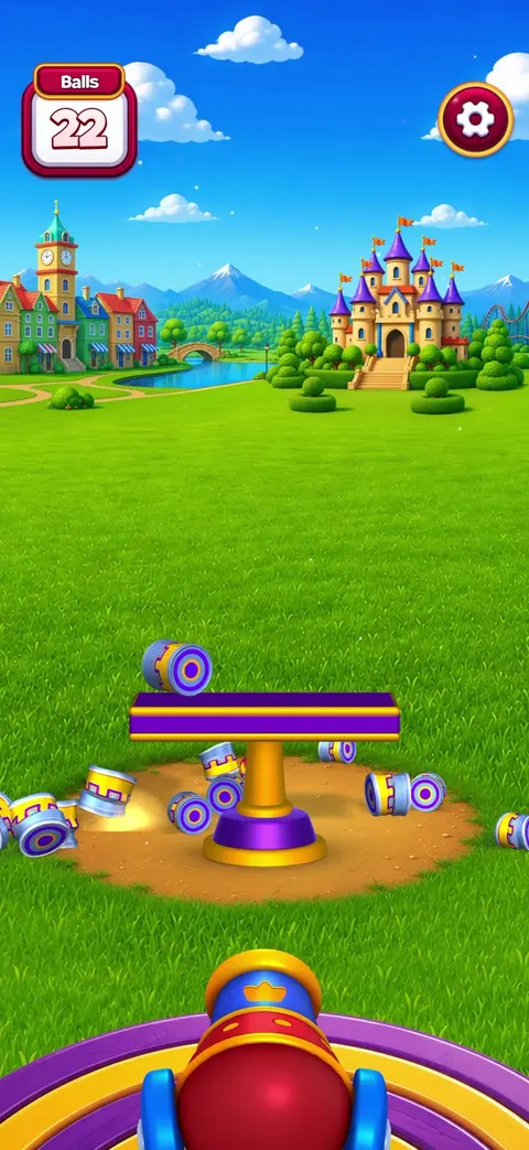 Gameplay screen from Royal Smash