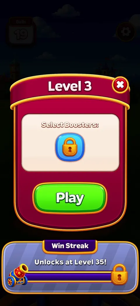 Loadout screen from Royal Smash