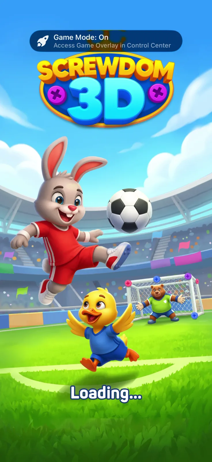 First launch screen from Screwdom