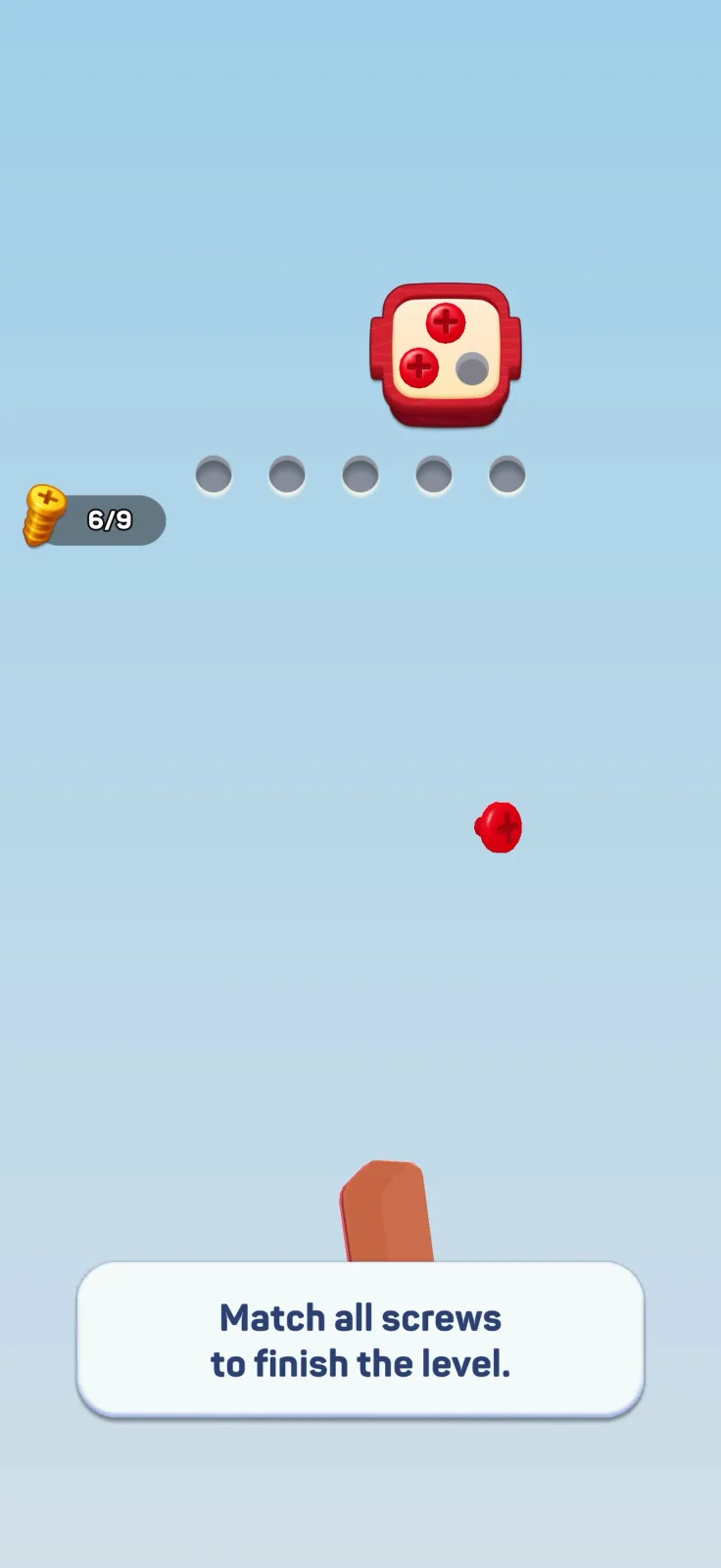 Tutorial screen from Screwdom
