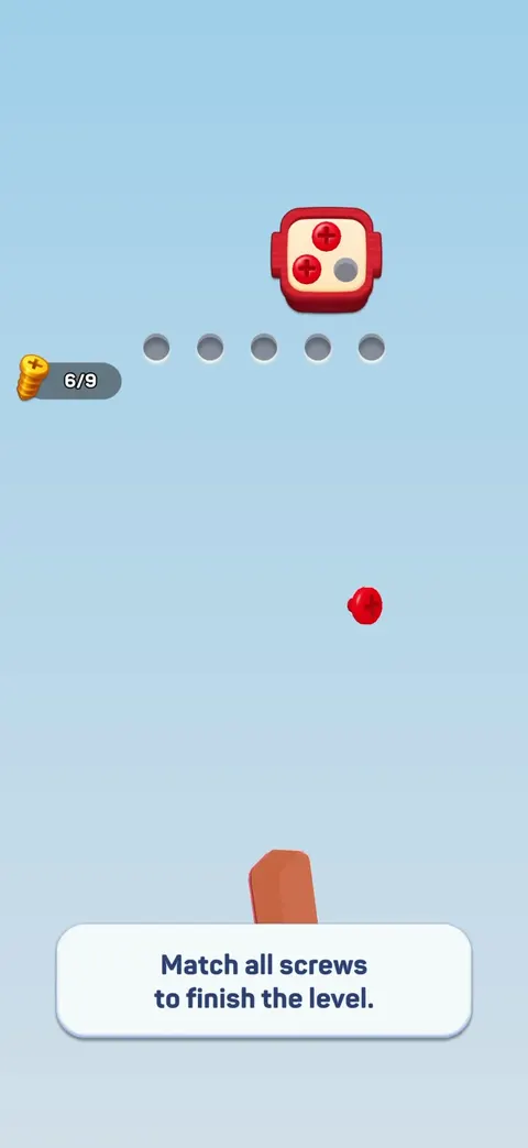 Tutorial screen from Screwdom