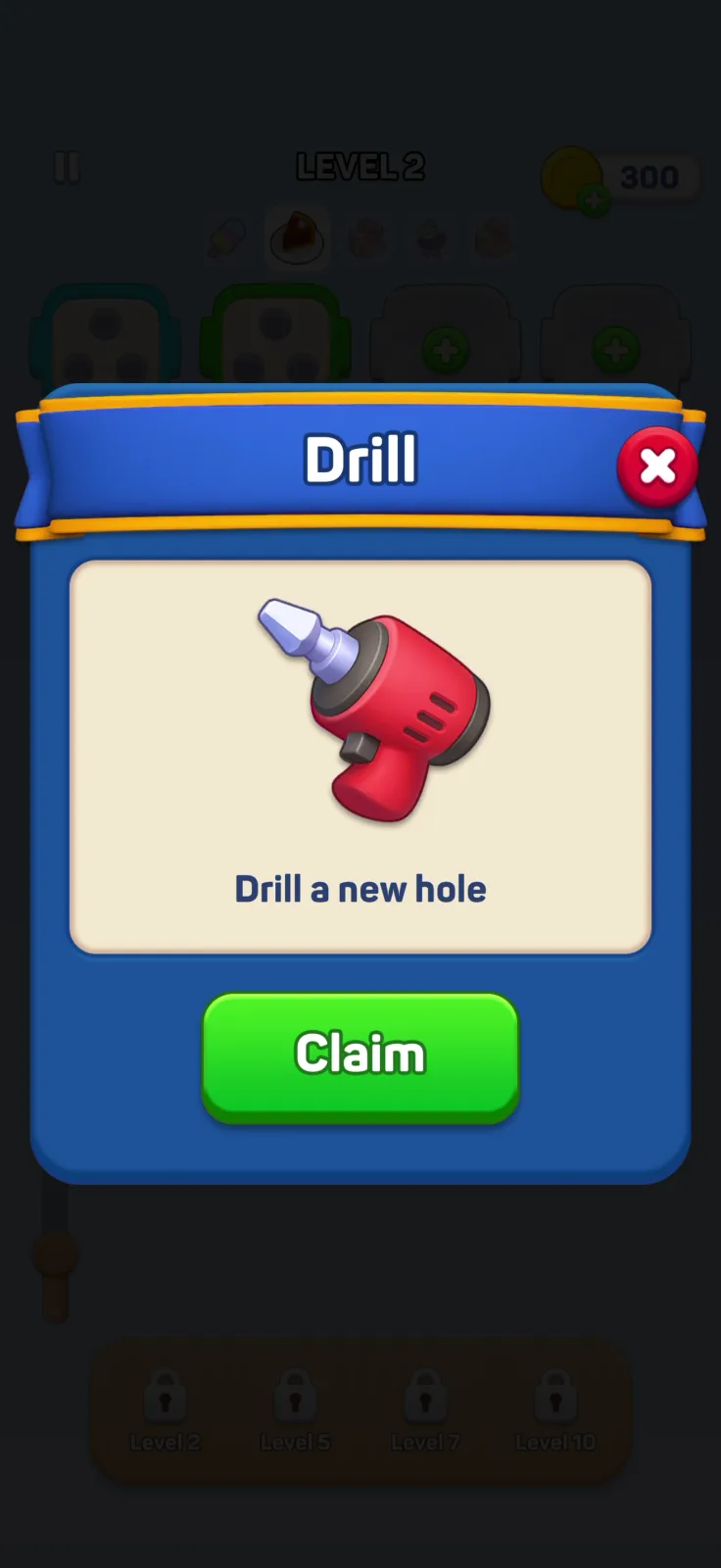 Tutorial screen from Screwdom