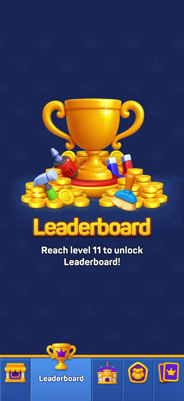 Leaderboards screen from Screwdom