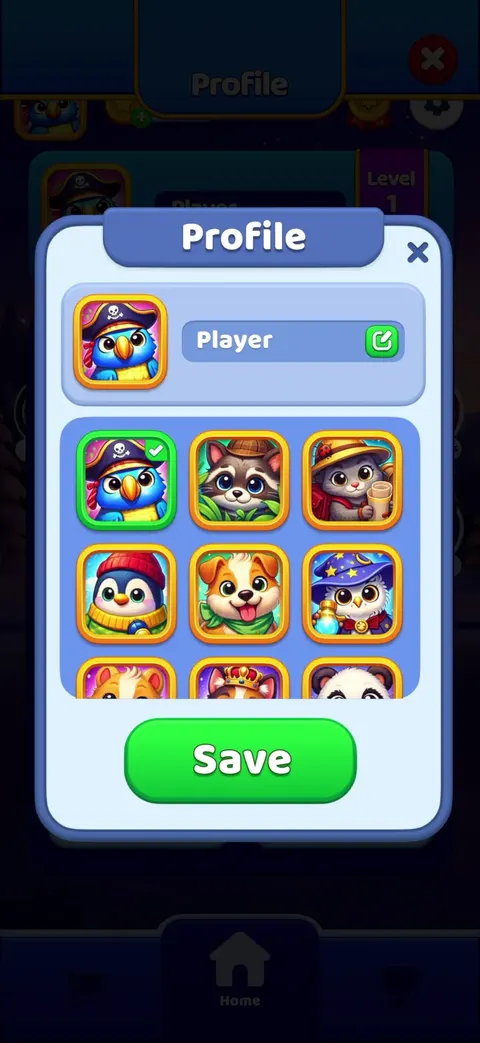 Account & login screen from Search It
