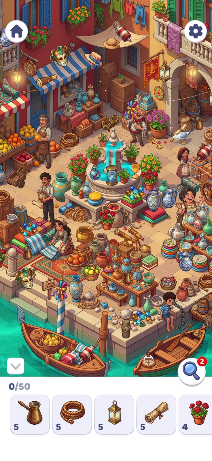 Gameplay screen from Search It